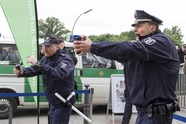 Polizei-Demonstration gegen das Pfefferspray-Verbot, Berlin