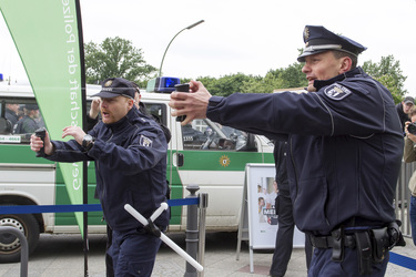 Polizei-Demonstration gegen das Pfefferspray-Verbot, Berlin