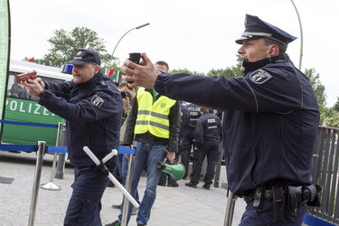 Polizei-Demonstration gegen das Pfefferspray-Verbot, Berlin