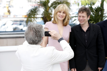 Roman Polanski, Emmanuelle Seigner, Mathieu Amalric