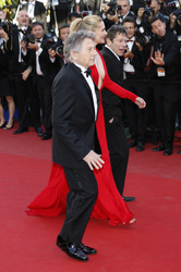 Roman Polanski, Emmanuelle Seigner, Mathieu Amalric