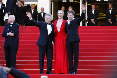 Roman Polanski, Emmanuelle Seigner, Mathieu Amalric