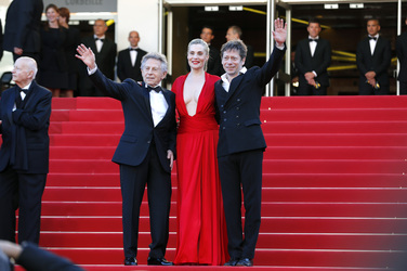Roman Polanski, Emmanuelle Seigner, Mathieu Amalric