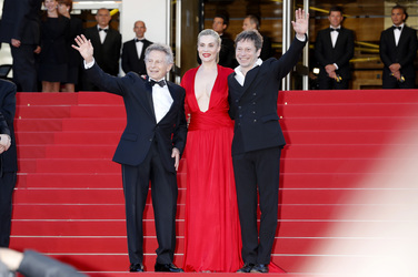 Roman Polanski, Emmanuelle Seigner, Mathieu Amalric