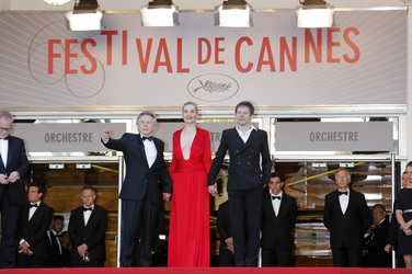 Roman Polanski, Emmanuelle Seigner, Mathieu Amalric