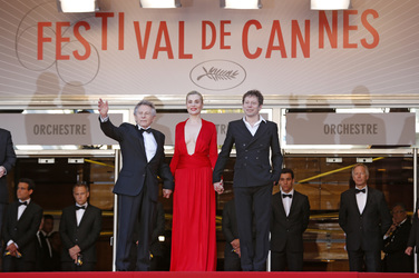Roman Polanski, Emmanuelle Seigner, Mathieu Amalric