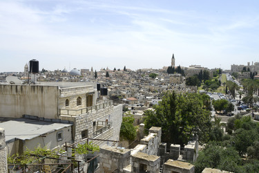 Blick auf die Altstadt von Jerusalem