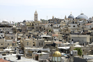Blick auf die Altstadt von Jerusalem
