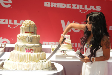 'Bridezillas' Kuchen-Esswettbewerb & We TV's 10. Geburtstag, New York