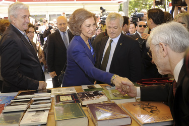Königin Sophia eröffnet Buchmesse, Madrid