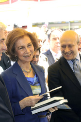 Königin Sophia eröffnet Buchmesse, Madrid