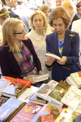 Königin Sophia eröffnet Buchmesse, Madrid