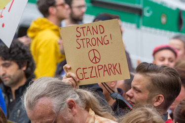 Solidaritäts-Demonstration für die Aufständischen in Istanbul