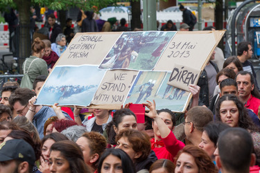 Solidaritäts-Demonstration für die Aufständischen in Istanbul