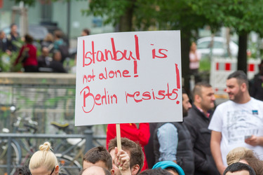 Solidaritäts-Demonstration für die Aufständischen in Istanbul
