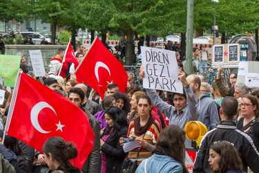 Solidaritäts-Demonstration für die Aufständischen in Istanbul