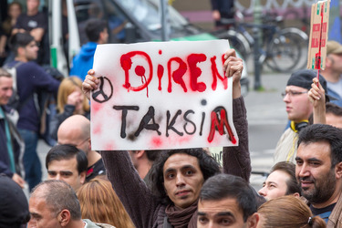 Solidaritäts-Demonstration für die Aufständischen in Istanbul