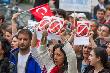 Solidaritäts-Demonstration für die Aufständischen in Istanbul