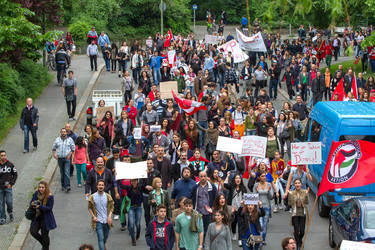 Solidaritäts-Demonstration für die Aufständischen in Istanbul