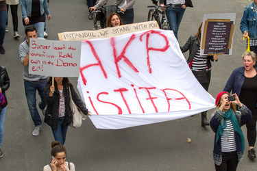 Solidaritäts-Demonstration für die Aufständischen in Istanbul
