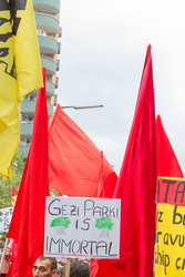 Solidaritäts-Demonstration für die Aufständischen in Istanbul