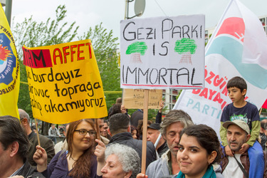 Solidaritäts-Demonstration für die Aufständischen in Istanbul