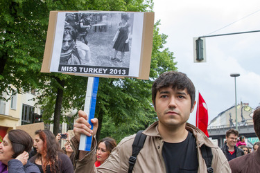 Solidaritäts-Demonstration für die Aufständischen in Istanbul
