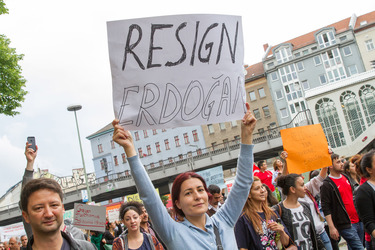 Solidaritäts-Demonstration für die Aufständischen in Istanbul
