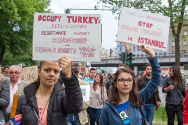 Solidaritäts-Demonstration für die Aufständischen in Istanbul