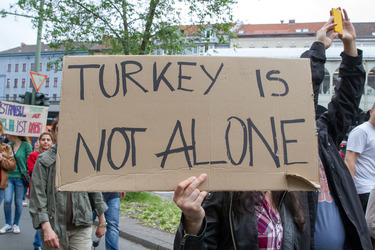 Solidaritäts-Demonstration für die Aufständischen in Istanbul