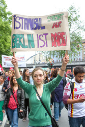 Solidaritäts-Demonstration für die Aufständischen in Istanbul