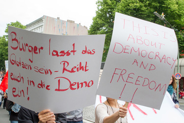 Solidaritäts-Demonstration für die Aufständischen in Istanbul