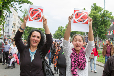 Solidaritäts-Demonstration für die Aufständischen in Istanbul