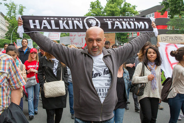 Solidaritäts-Demonstration für die Aufständischen in Istanbul