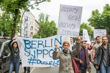 Solidaritäts-Demonstration für die Aufständischen in Istanbul