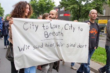 Solidaritäts-Demonstration für die Aufständischen in Istanbul