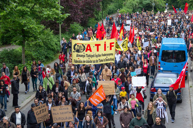 Solidaritäts-Demonstration für die Aufständischen in Istanbul