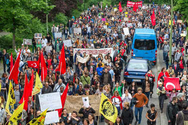 Solidaritäts-Demonstration für die Aufständischen in Istanbul