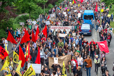Solidaritäts-Demonstration für die Aufständischen in Istanbul