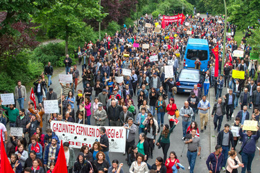 Solidaritäts-Demonstration für die Aufständischen in Istanbul