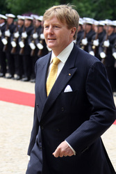 Ministerpräsident Gauck empfängt das niederländische Königspaar, Berlin
