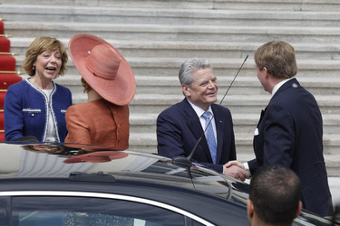 Daniela Schadt, Máxima der Niederlande, Joachim Gauck, Willem-Alexander der Niederlande