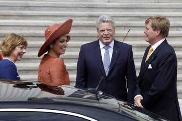 Daniela Schadt, Máxima der Niederlande, Joachim Gauck, Willem-Alexander der Niederlande