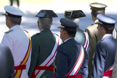 Die königliche spanische Familie beim Armed Forces Day, Madrid