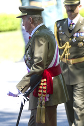 Die königliche spanische Familie beim Armed Forces Day, Madrid