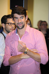 Michael Phelps im KaDeWe, Berlin