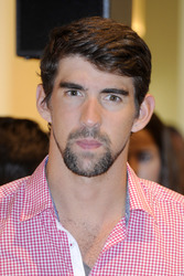 Michael Phelps im KaDeWe, Berlin