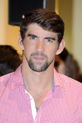 Michael Phelps im KaDeWe, Berlin