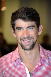 Michael Phelps im KaDeWe, Berlin