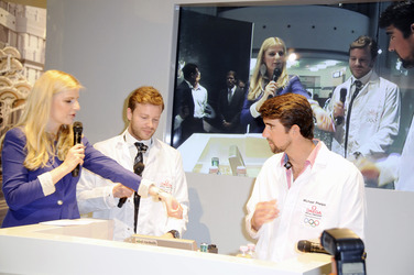Michael Phelps im KaDeWe, Berlin
